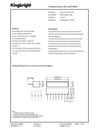 Datasheet KB-2350EW manufacturer Kingbright